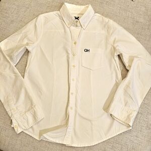 Gilly Hicks White Button-Down Shirt